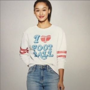 Modern Lux “I love football” Top